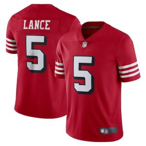 NFL Jerseys San Francisco 49ers football jersey No. 5 Trey Lance