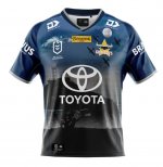 2022NRL Upper Blue Cowboys Home and Away Indigenous version shor