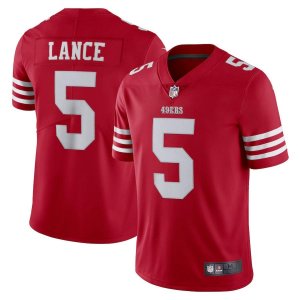 NFL Jerseys San Francisco 49ers football jersey No. 5 Trey Lance
