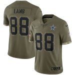 NFL Jersey Dallas Cowboys Dark green 22 years 88#LAMB 55#VANDERE